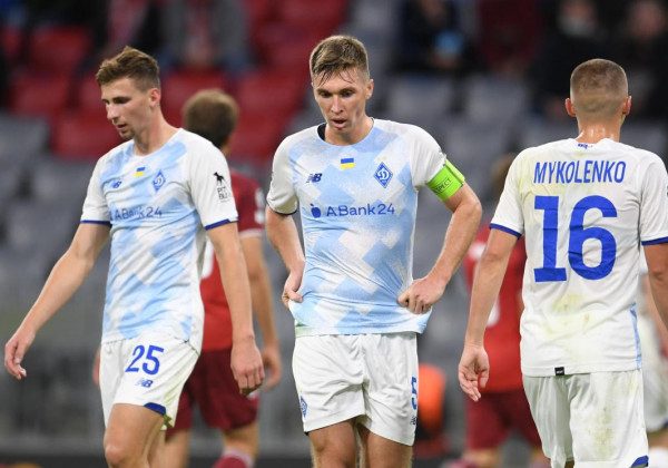 Динамо розгромно програло Баварії в Лізі чемпіонів