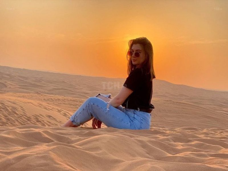 Яхты и сноубординг: в Сеть слили фото с роскошного отдыха дочери главаря "ДНР" в ОАЭ