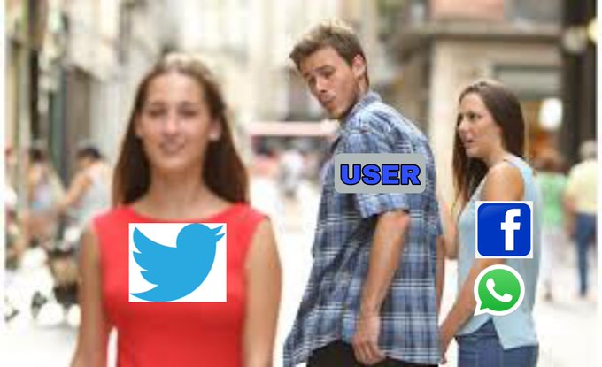 Меми про збій у Facebook