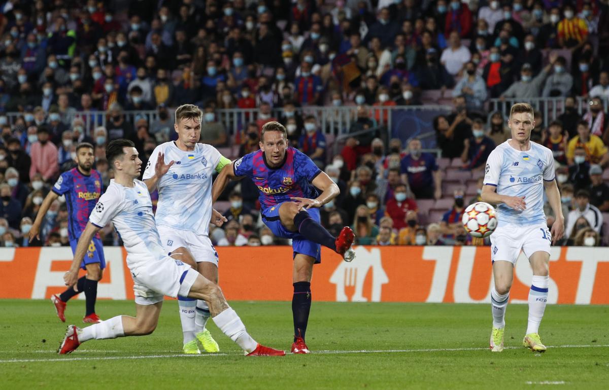 Барселона-Динамо Лига чемпионов