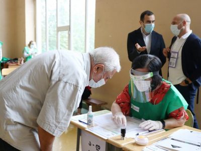 Вибори в Грузії: оприлюднили перші результати екзитполів Вибори в Грузії: оприлюднили перші результати екзитполів