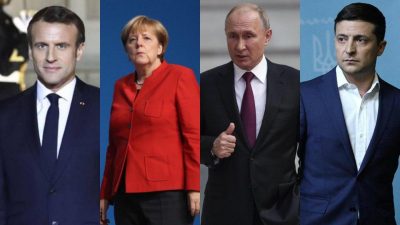 Макрон, Меркель, Путін, Зеленський Макрон, Меркель, Путін, Зеленський