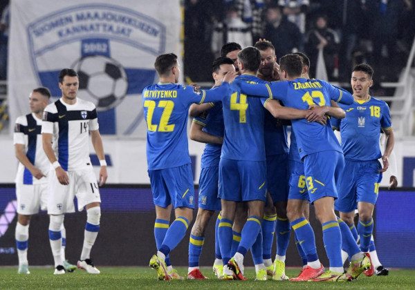 Є перша перемога: збірна України здолала Фінляндію у відборі на ЧС-2022