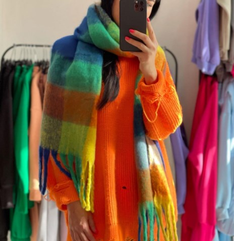 Наймодніші шарфи зима 2022 Наймодніші шарфи зима 2022