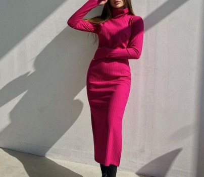 Модні теплі сукні на зиму 2022 Модні теплі сукні на зиму 2022