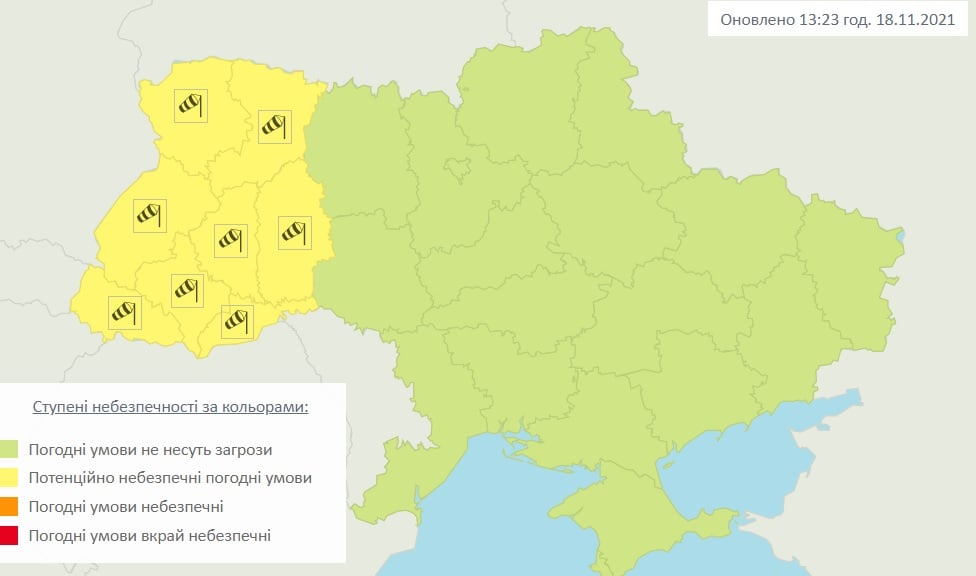 Синоптик оголосив на сьогодні штормове попередження: де буде сильний вітер і злива Синоптик оголосив на сьогодні штормове попередження: де буде сильний вітер і злива