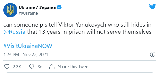 '13 років самі себе не відсидять': в Україні нагадали Януковичу про термін, що його чекає