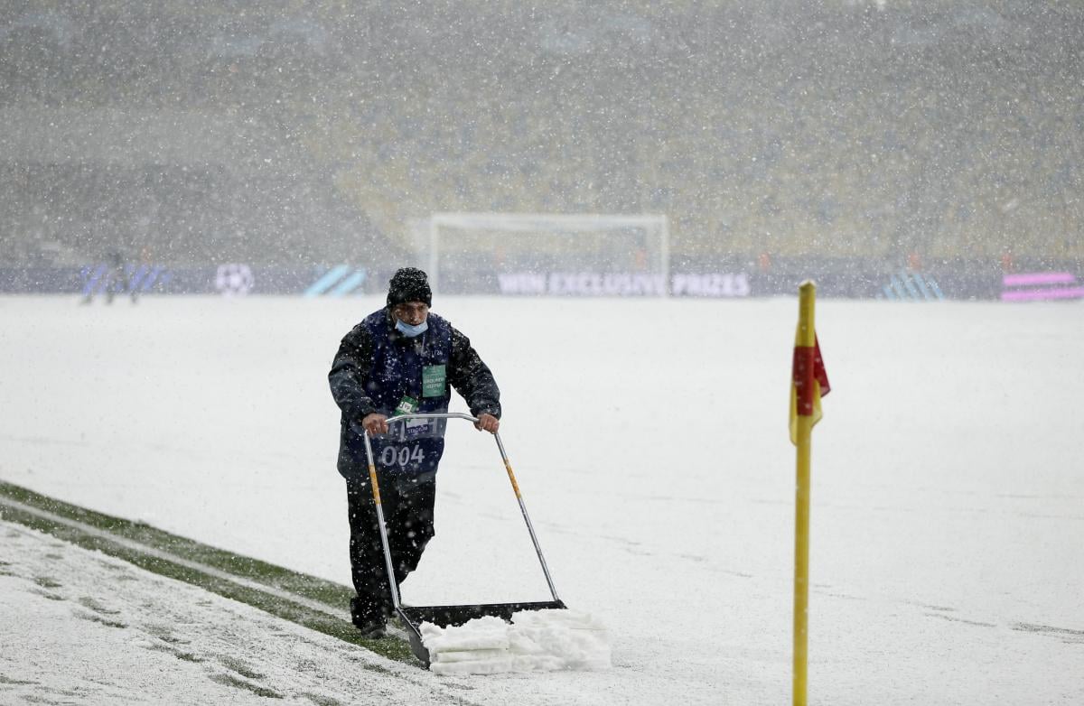 Снег в Киеве