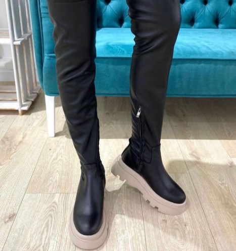 Модные ботфорты зима 2022 Модные ботфорты зима 2022