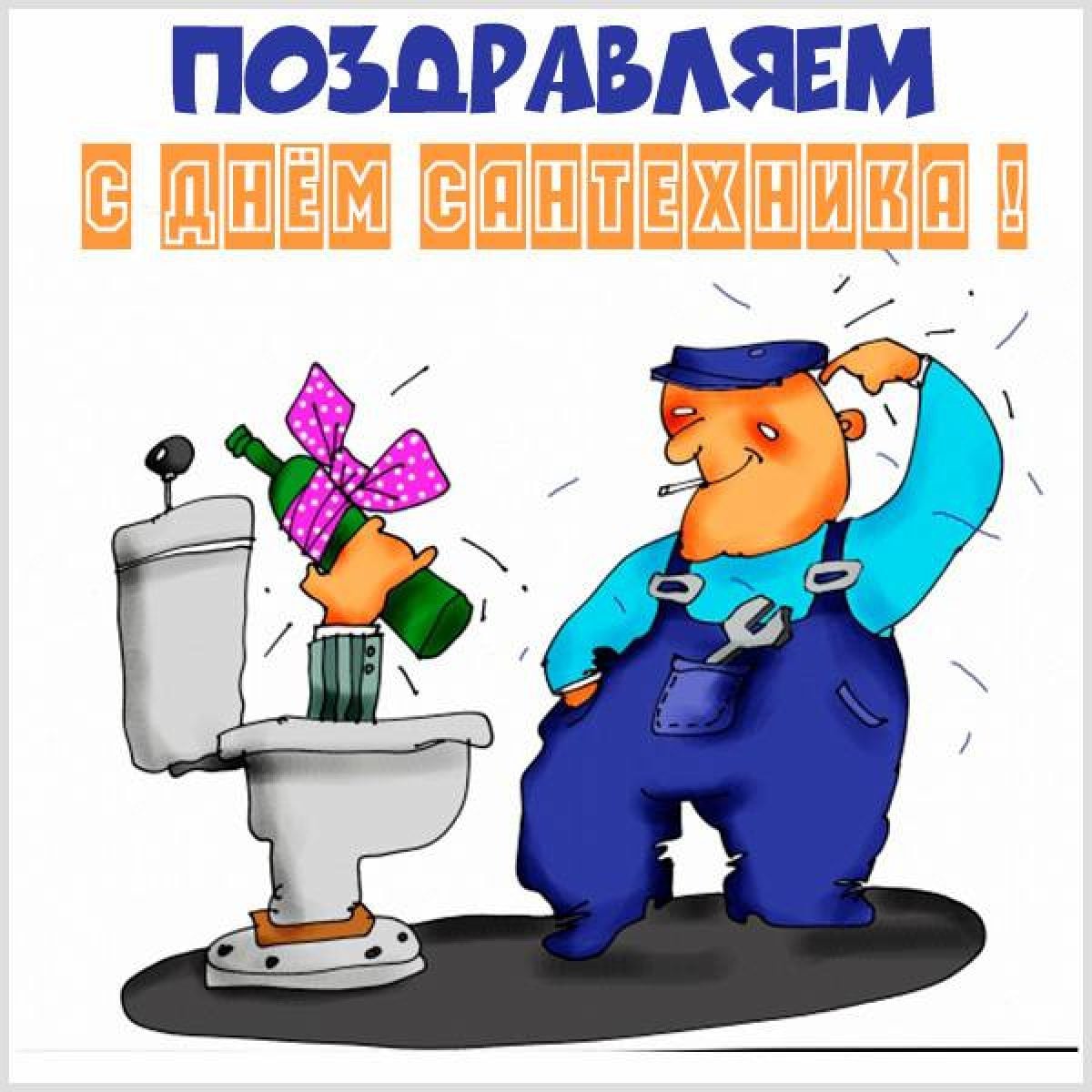 У сантехника сегодня удачный день
