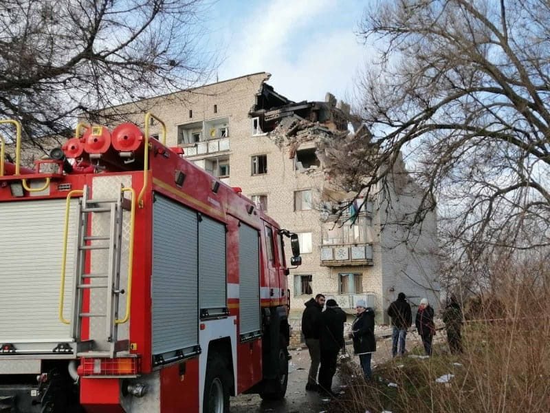 У Новій Одесі прогримів вибух у багатоповерхівці, зруйновано два поверхи будинку