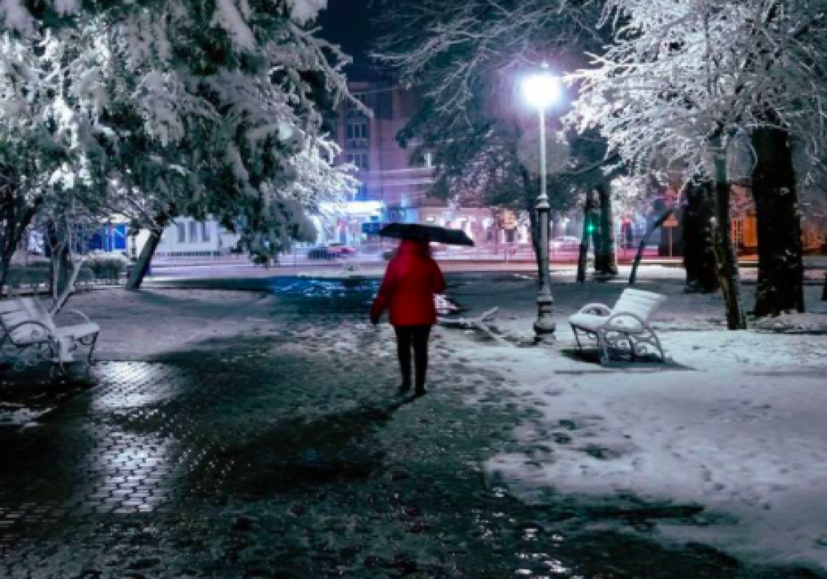 Снегопад в Крыму Снегопад в Крыму