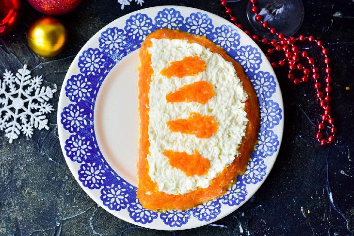 Салат «Апельсиновая долька» – пошаговый рецепт приготовления с фото