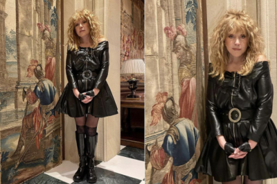 Алла Пугачева восхитила Сеть: вышла в свет в чулках и кожаном мини