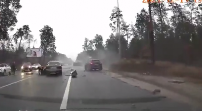 Під Києвом сталася масштабна ДТП: зіткнулися 5 автомобілів