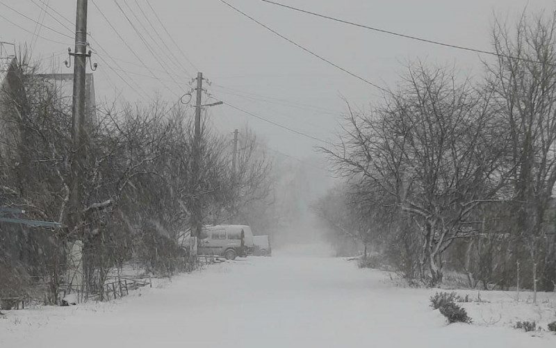 У Чернігові під час снігопаду сталося унікальне природне явище