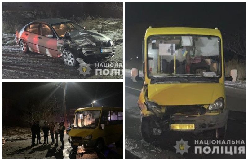 Во Львовской области произошли сразу два ДТП с маршрутками – пять человек в больнице
