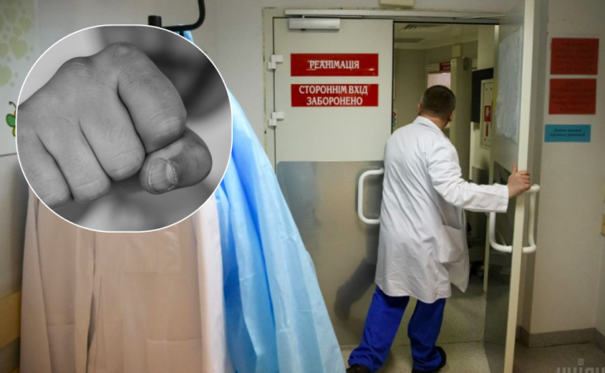 В Запорожской области родственники умершего ребенка ворвались в реанимацию больницы и избили медиков