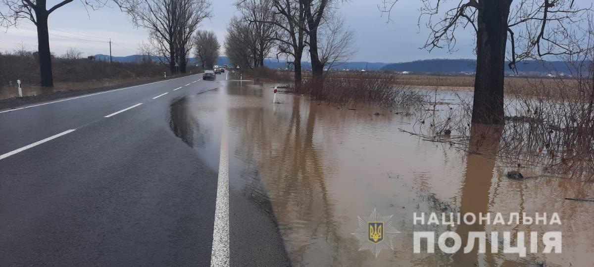 На Закарпатті підтопило дороги і будинки На Закарпатті підтопило дороги і будинки