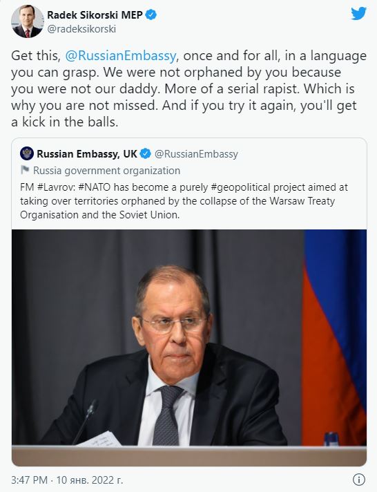 'Нападете - отримаєте проміж ніг': колишній польський міністр жорстко вилаяв агресію Росії