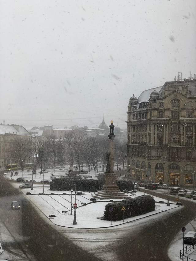 Снегопд во Львове