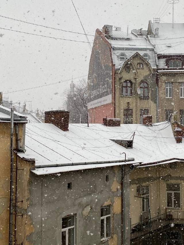 Львів засипав сильний снігопад і спіткав потужний вітер: атмосферні кадри Львів засипав сильний снігопад і спіткав потужний вітер: атмосферні кадри