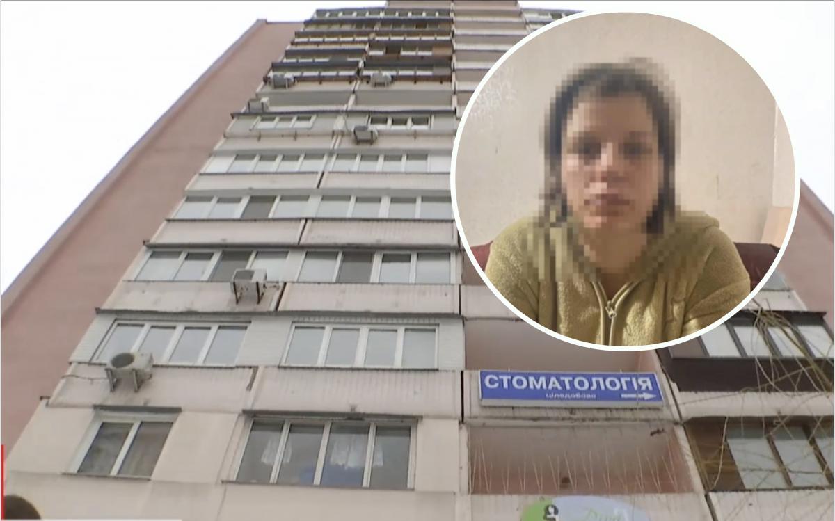 Из-за развода с мужем женщина в Киеве пыталась прыгнуть из окна с 3-летним ребенком на руках