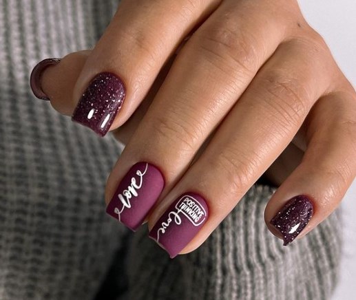 Манікюр на День Валентина 2022