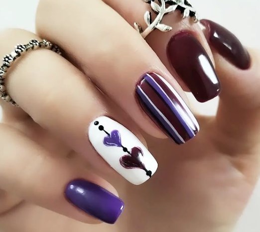 Манікюр на День Валентина 2022