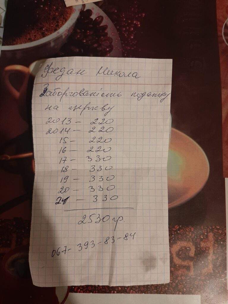 Налог на церковь: под Львовом украинцы стали получать странные счета Налог на церковь: под Львовом украинцы стали получать странные счета