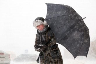 погода, зима, ветер
