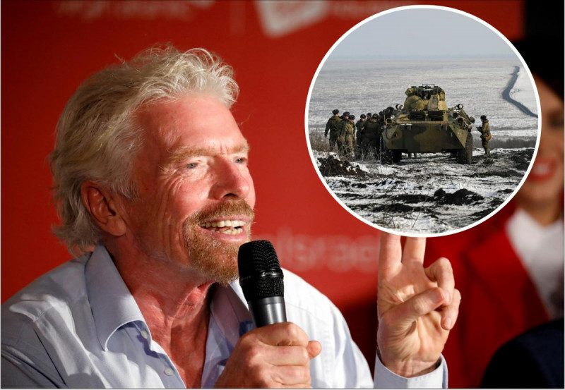 "Ми не повинні кидати країну, яка відмовилася від ядерної зброї": Бренсон підтримав Україну