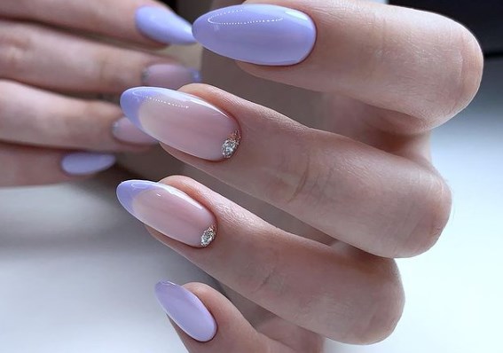 Бузковий манікюр весна 2022