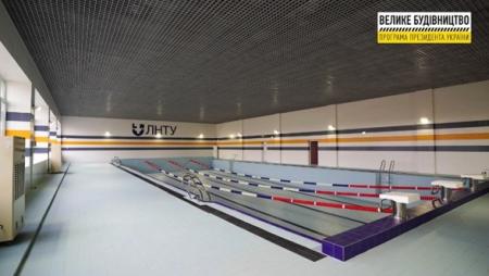 В Луцке по президентской программе реконструировали спорткомплекс национального технического университета