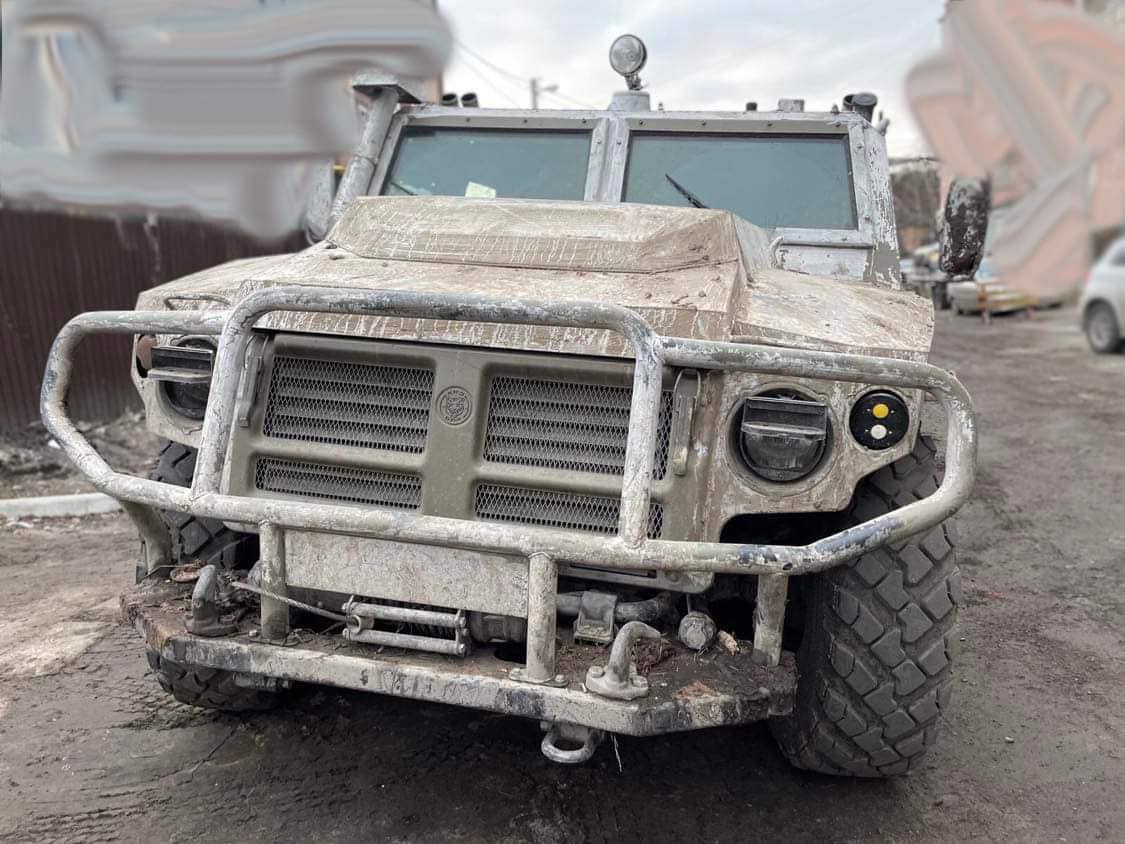 Захоплена біля Чернігова ворожа техніка