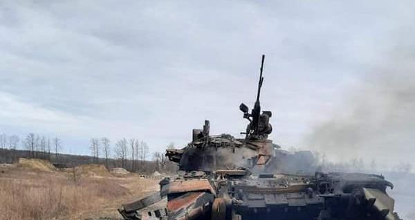 Розбиті російські танки під Прилуками