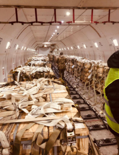 Восьмий "птах" передав Україні 86 тонн оборонних боєприпасів від США