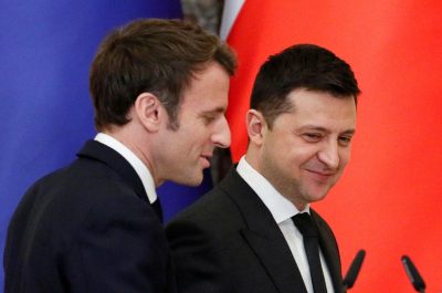 Макрон после разговора с Путиным срочно позвонил Зеленскому