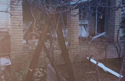 У Мелітополі окупанти обстріляли лікарню У Мелітополі окупанти обстріляли лікарню