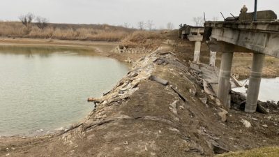 У РФ заявили про підрив дамби, яка блокує воду в захоплений Крим У РФ заявили про підрив дамби, яка блокує воду в захоплений Крим