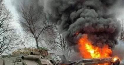 Атака Харькова: российские танки стреляли по гражданским машинам