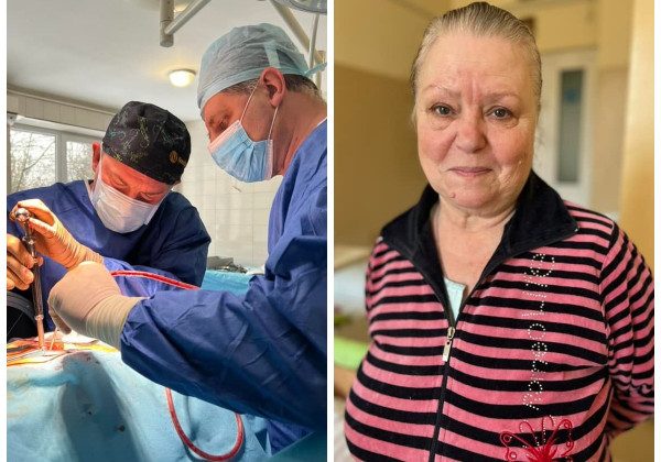 Українська пенсіонерка 3 місяці ходила зі зламаним хребтом, не знаючи про це - відео