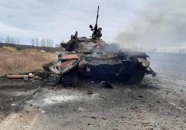 Під Прилуками знищили танкову роту окупантів разом з танкістами