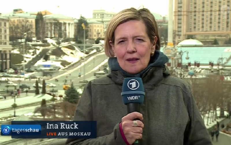 Киев "стал" Москвой: немецкий телеканал оконфузился в прямом эфире