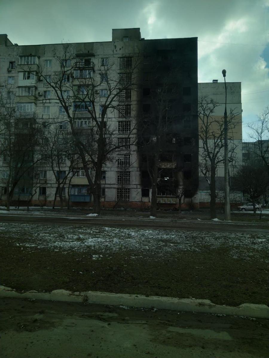 Як виглядає Маріуполь на 15-й день війни 10 березня 2022 року Як виглядає Маріуполь на 15-й день війни 10 березня 2022 року