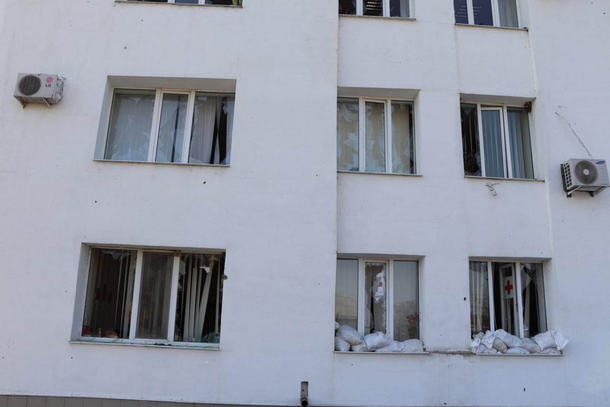 Последствия обстрела города Дергачи