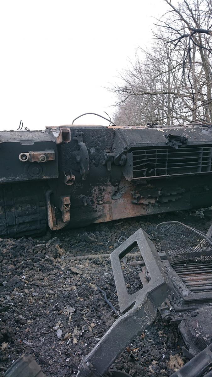 На Сумщині з'явилася "локальна Чорнобаївка" з купою розбитої техніки РФ На Сумщині з'явилася "локальна Чорнобаївка" з купою розбитої техніки РФ