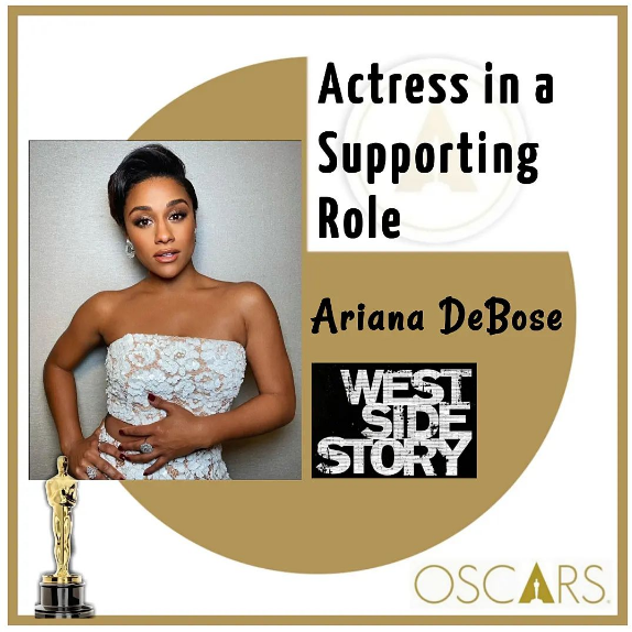 Найкраща жіноча роль другого плану: Аріана ДеБос - Вестсайдська історія Найкраща жіноча роль другого плану: Аріана ДеБос - Вестсайдська історія