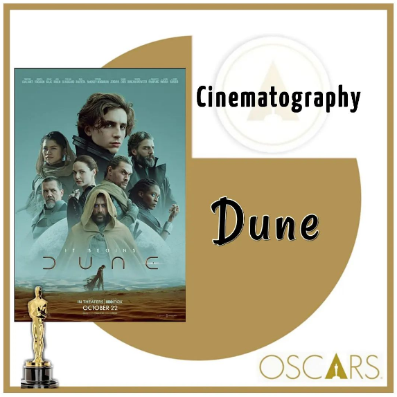 Найкраща операторська робота: Дюна - Ґреґ Фрейзер Найкраща операторська робота: Дюна - Ґреґ Фрейзер