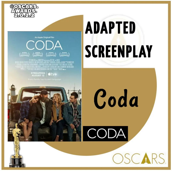 Найкращий адаптований сценарій - CODA: У ритмі серця Найкращий адаптований сценарій - CODA: У ритмі серця